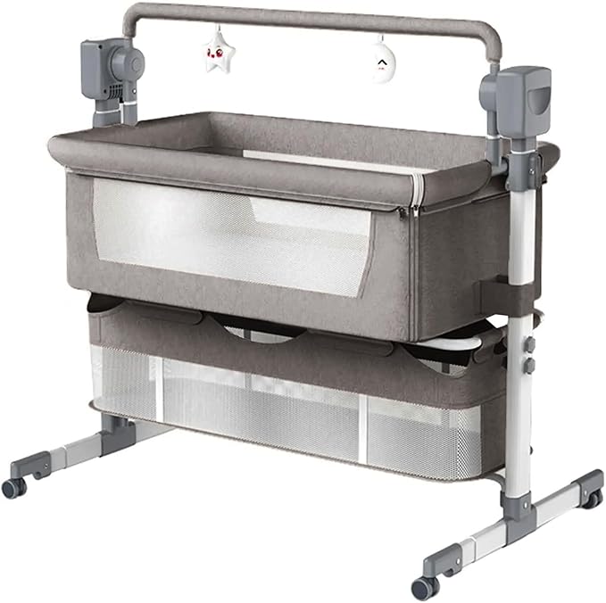 Mionest- Bedside crib med indbygget vuggemotor