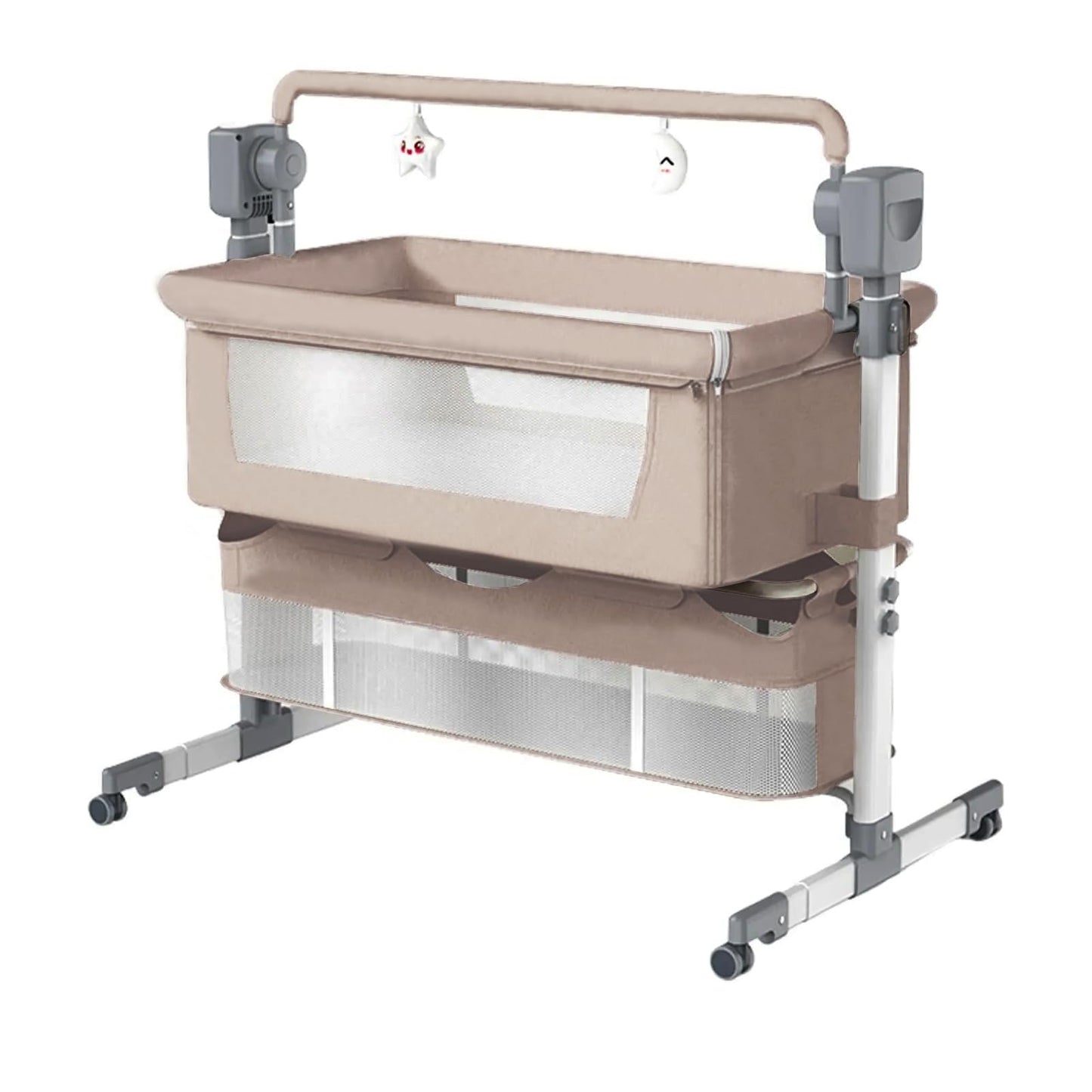 Mionest- Bedside crib med indbygget vuggemotor