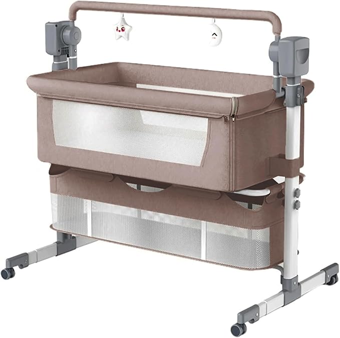 Mionest- Bedside crib med indbygget vuggemotor